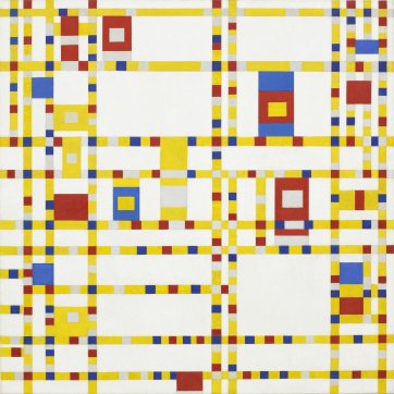 
Broadway Boogie Woogie, 1942-43
 by Piet Mondrian