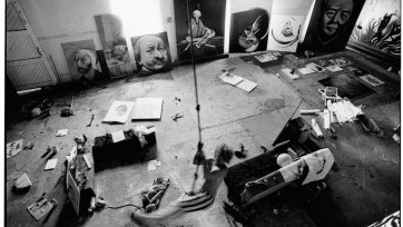 Brett Whiteley at Gas works studio Brett Whiteley at Gas works studio