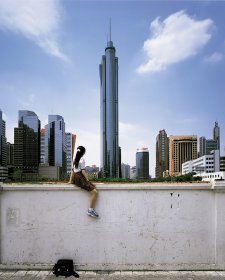On the wall – Guangzhou (II), 2002 by Weng Fen On the wall – Guangzhou (II), 2002 by Weng Fen