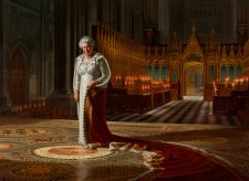 The Coronation Theatre, Westminster Abbey: A Portrait of Her Majesty Queen Elizabeth II, 2012 by Ralph Heimans The Coronation Theatre, Westminster Abbey: A Portrait of Her Majesty Queen Elizabeth II, 2012 by Ralph Heimans