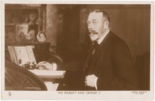 H.M. King George V at his desk H.M. King George V at his desk