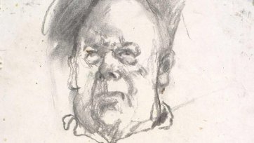 Study for portrait of Les Murray Study for portrait of Les Murray