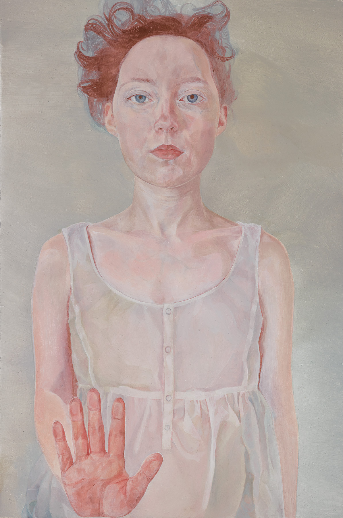 Numb to touch (self-portrait), 2018
 by Natasha Walsh
