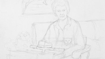 Preparatory study for Betty Cuthbert Preparatory study for Betty Cuthbert