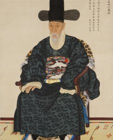 Portrait of Kang Sehwang, 1783 by Yi Myeonggi Portrait of Kang Sehwang, 1783 by Yi Myeonggi