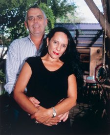 Linda Burney MLA Canturbury and Rick Farley at home, Marrickville Linda Burney MLA Canturbury and Rick Farley at home, Marrickville