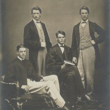 Percy, Reginald, Monty and George Faithfull, undated by Henry Dorner. Image courtesy the National Museum of Australia. Percy, Reginald, Monty and George Faithfull, undated by Henry Dorner. Image courtesy the National Museum of Australia.