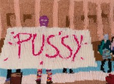 Feminist Fan#1 (PUSSY: Casey at the Melbourne Pussy Riot Protest, 2012) 2015 by Kate Just Feminist Fan#1 (PUSSY: Casey at the Melbourne Pussy Riot Protest, 2012) 2015 by Kate Just