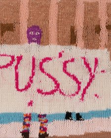 Feminist Fan#1 (PUSSY: Casey at the Melbourne Pussy Riot Protest, 2012) 2015 by Kate Just Feminist Fan#1 (PUSSY: Casey at the Melbourne Pussy Riot Protest, 2012) 2015 by Kate Just