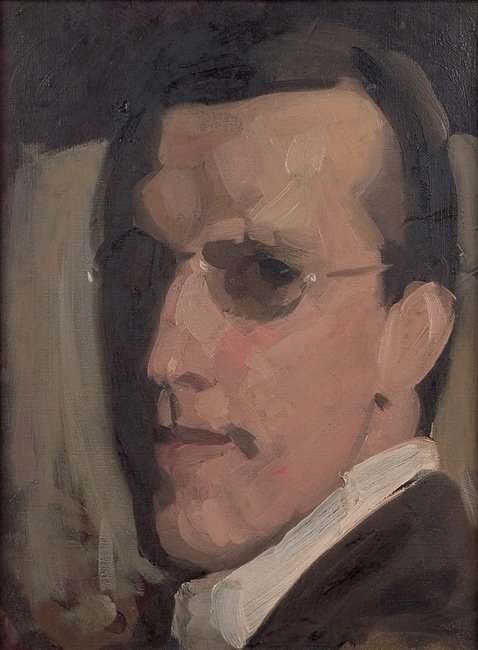 Self portrait with glasses, 1902–6 Self portrait with glasses, 1902–6