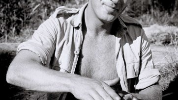 Jack Thompson on the set of Spyforce Jack Thompson on the set of Spyforce