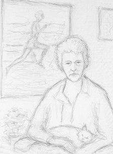 Preparatory study for Betty Cuthbert Preparatory study for Betty Cuthbert