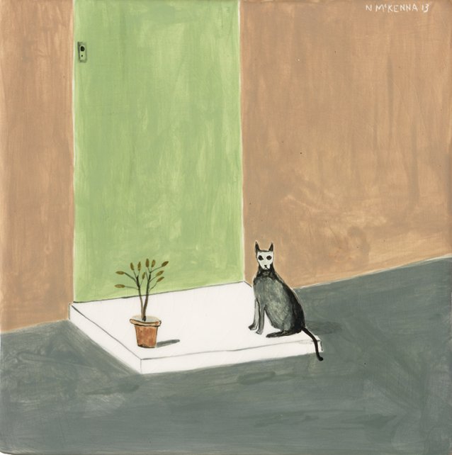 Cat on back step, 2013 by Noel McKenna
Germanos Collection, Sydney