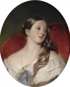 Queen Victoria (1819-1901), Signed and dated 1843 by Franz Xaver Winterhalter Queen Victoria (1819-1901), Signed and dated 1843 by Franz Xaver Winterhalter