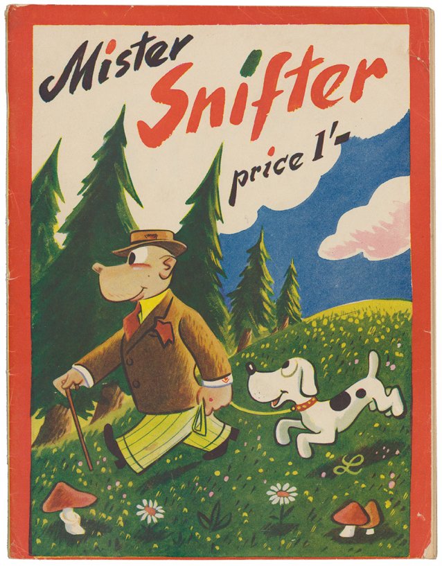 Cover page &lsquo;Snifter&rsquo;s dream&rsquo; from Mr Snifter 1946