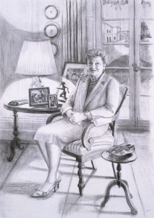 Preparatory study for Her Excellency Marjorie Jackson-Nelson AC CVO MBE Preparatory study for Her Excellency Marjorie Jackson-Nelson AC CVO MBE