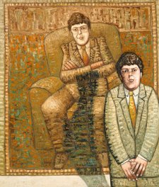 David Combe and the portrait David Combe and the portrait