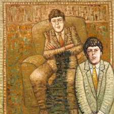 David Combe and the portrait David Combe and the portrait