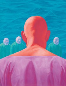 Untitled, 1995 by Fang Lijun Untitled, 1995 by Fang Lijun