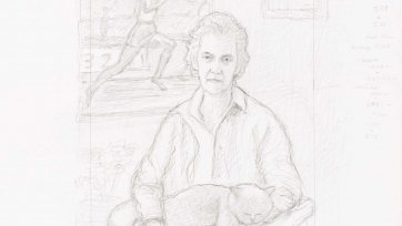 Preparatory study for Betty Cuthbert Preparatory study for Betty Cuthbert