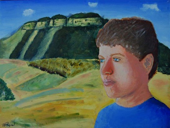 Self reflection: self portrait in the outback, 2010 Self reflection: self portrait in the outback, 2010