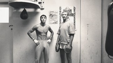 Jeff Fenech and Trainer, John Lewis