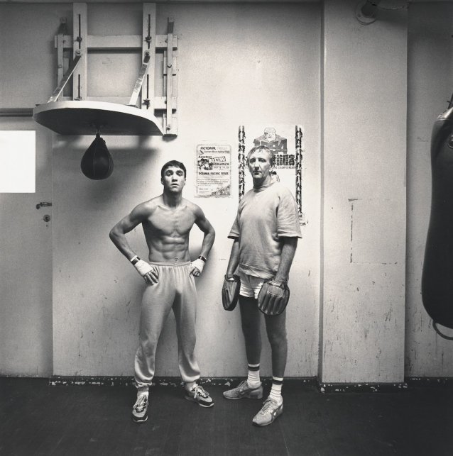 Jeff Fenech and Trainer, John Lewis