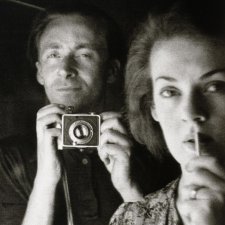In the mirror: self portrait with Joy Hester (detail), 1939 Albert Tucker