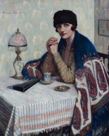 Girl with Cigarette, c. 1925 by Agnes Goodsir Girl with Cigarette, c. 1925 by Agnes Goodsir
